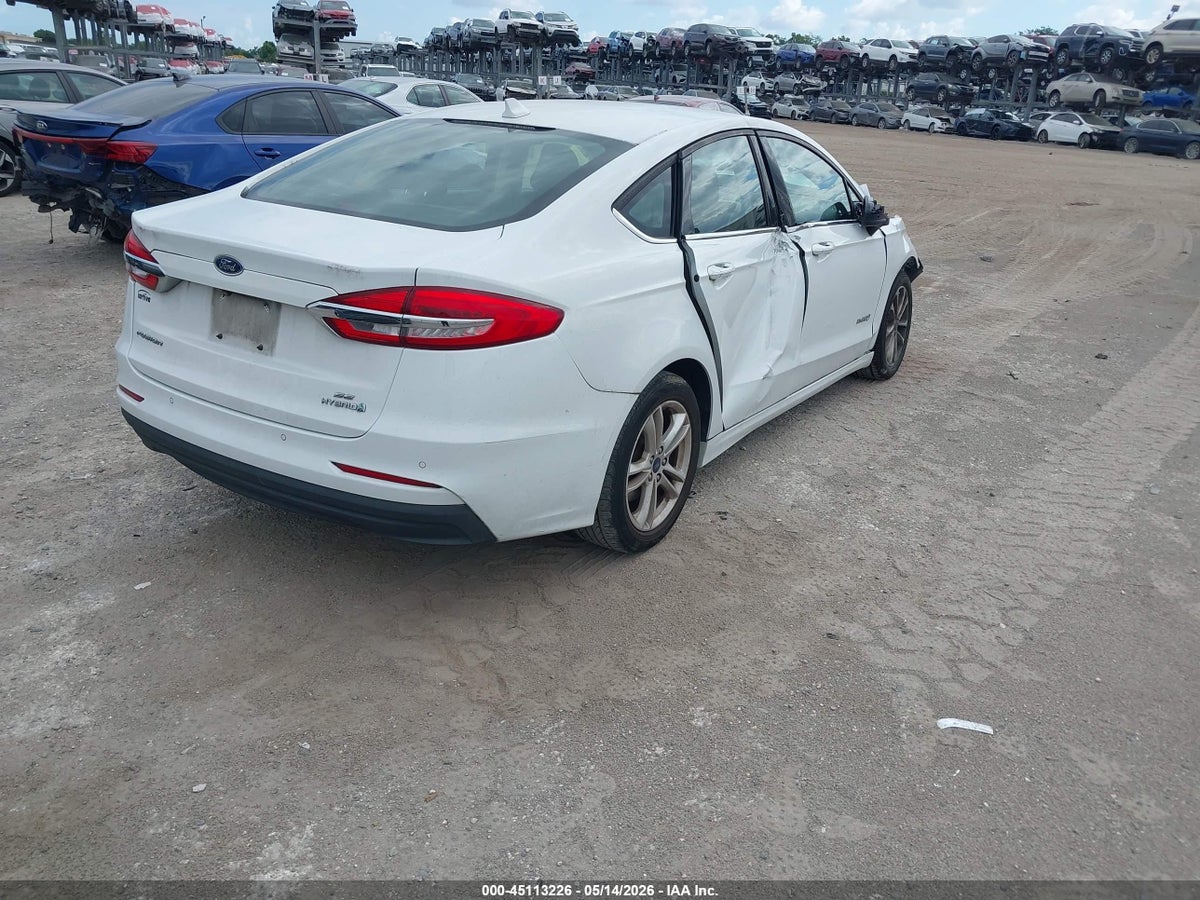 2019 FORD FUSION HYBRID SE — снимка 4
