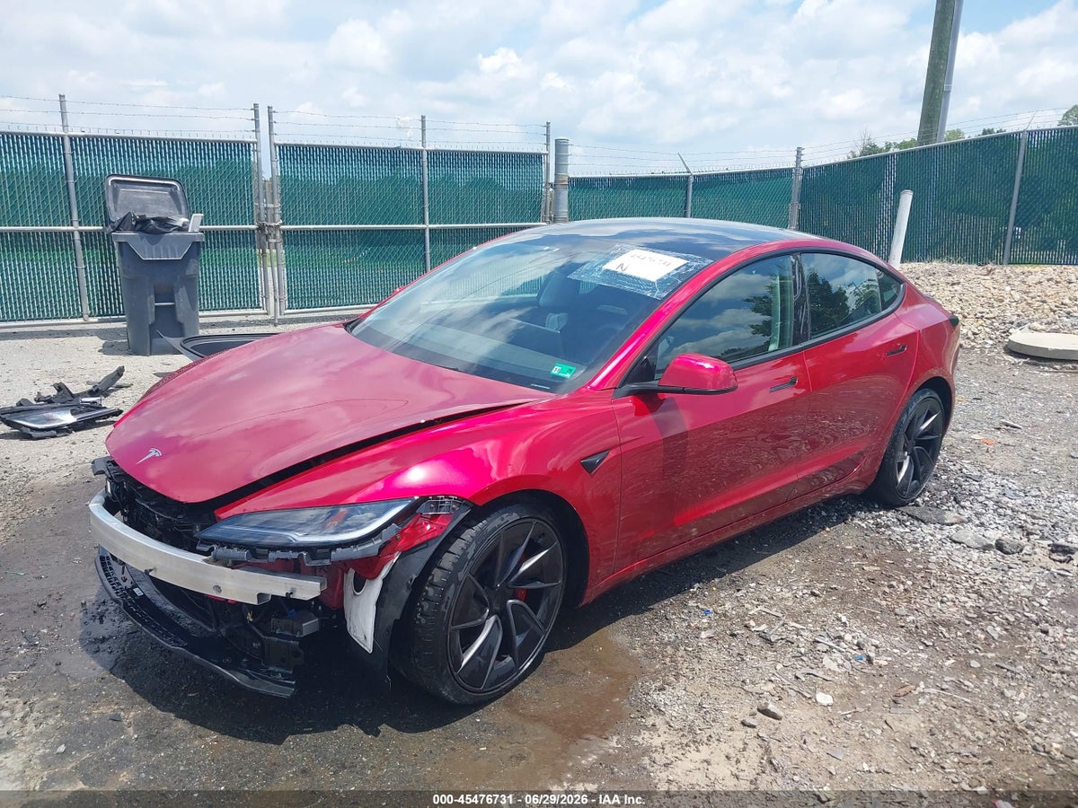 2024 TESLA MODEL 3 PERFORMANCE ALL-WHEEL DRIVE — снимка 2