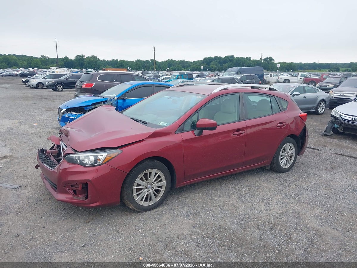 2017 SUBARU IMPREZA 2.0I PREMIUM — снимка 2
