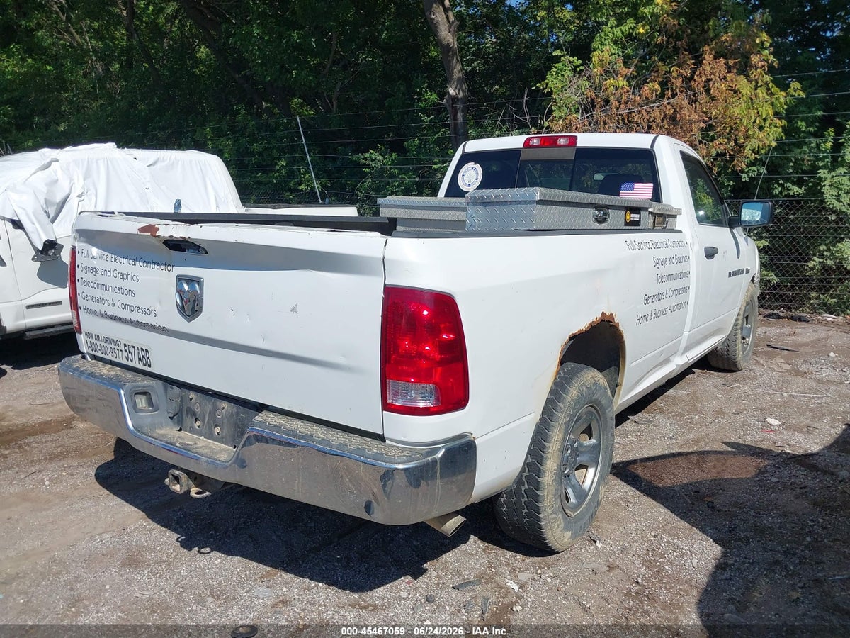 2012 RAM 1500 TRADESMAN — снимка 4