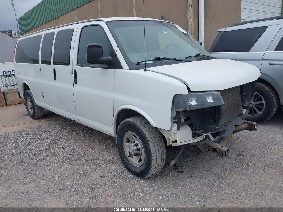 2020 CHEVROLET EXPRESS PASSENGER RWD 3500 EXTENDED WHEELBASE LS