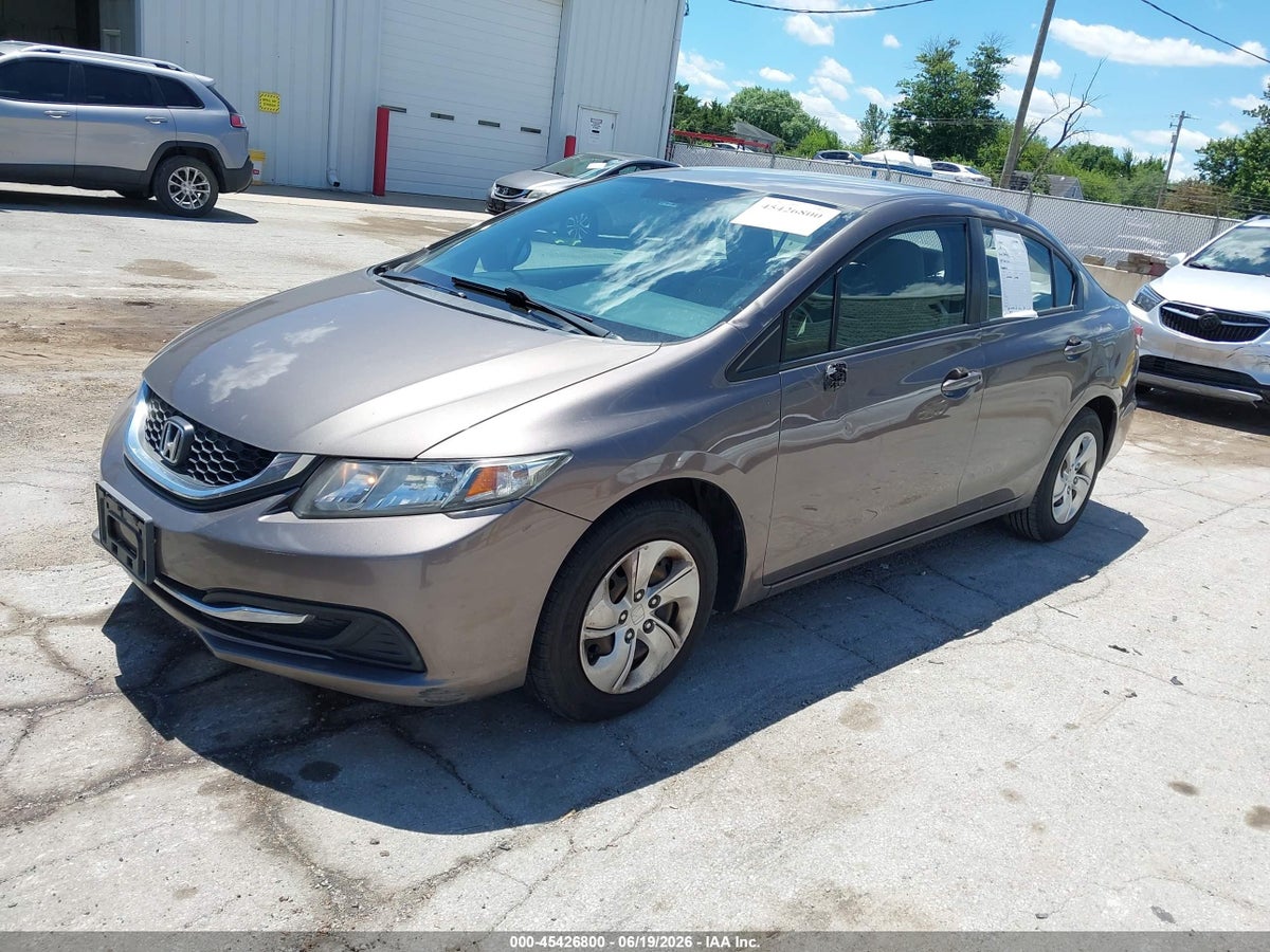 2013 HONDA CIVIC LX — снимка 2