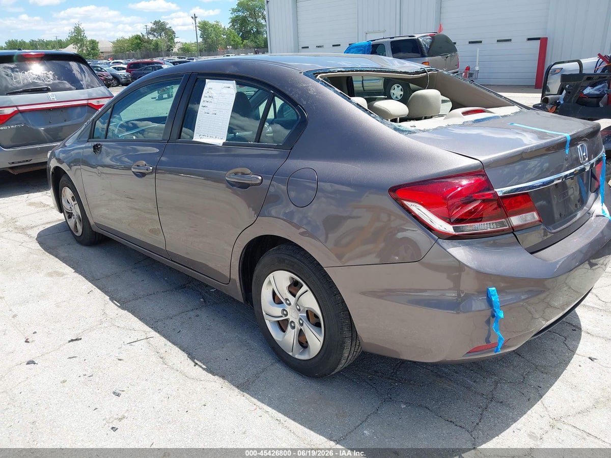 2013 HONDA CIVIC LX — снимка 3