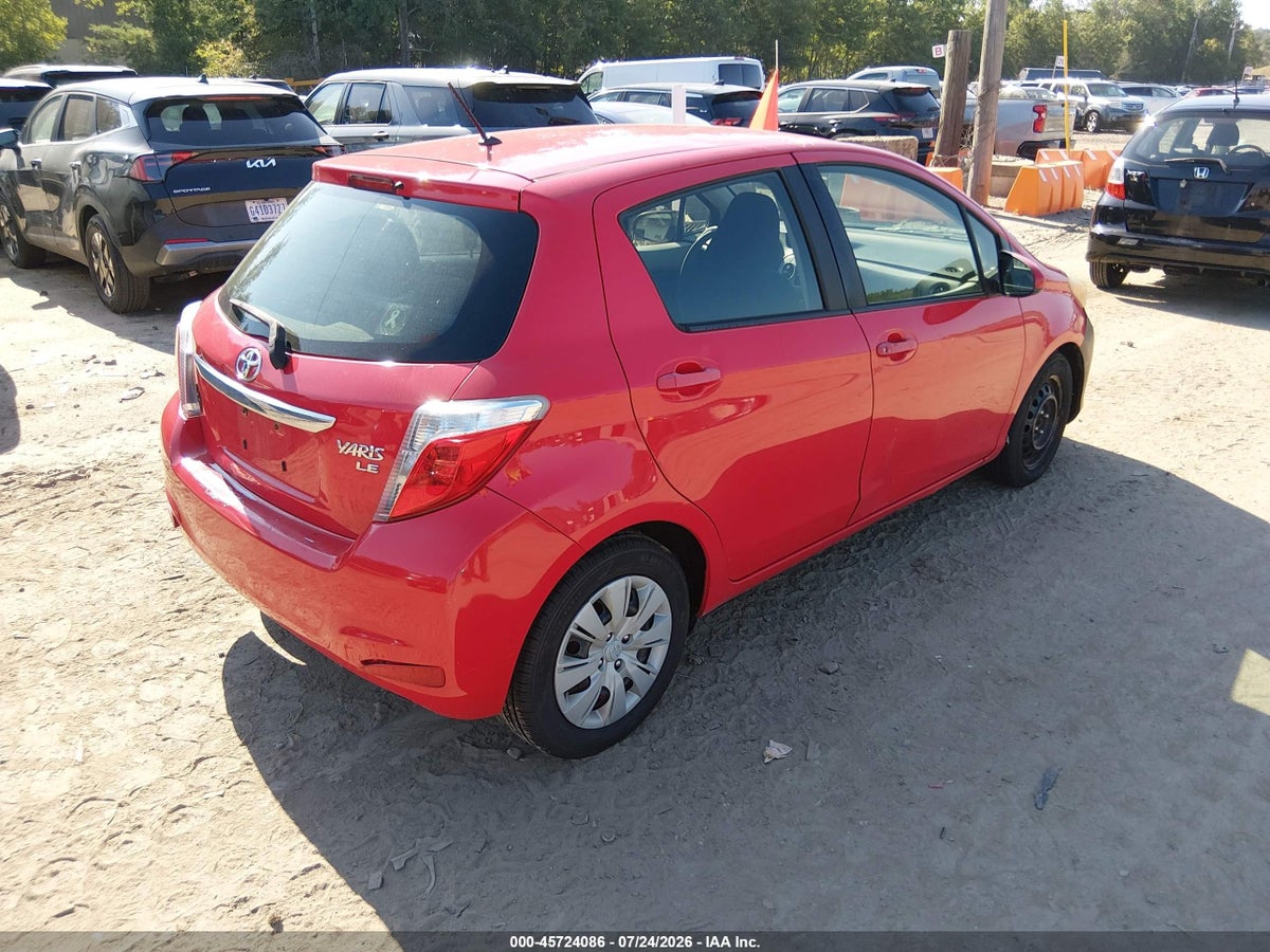 2014 TOYOTA YARIS LE (TMC/CBU PLANT) — снимка 4