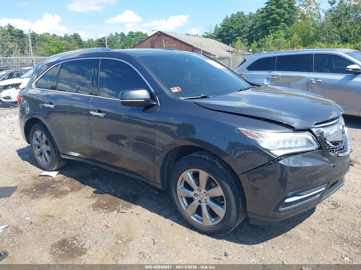2016 ACURA MDX ADVANCE ENTERTAINMENT PACKAGES/ADVANCE PACKAGE