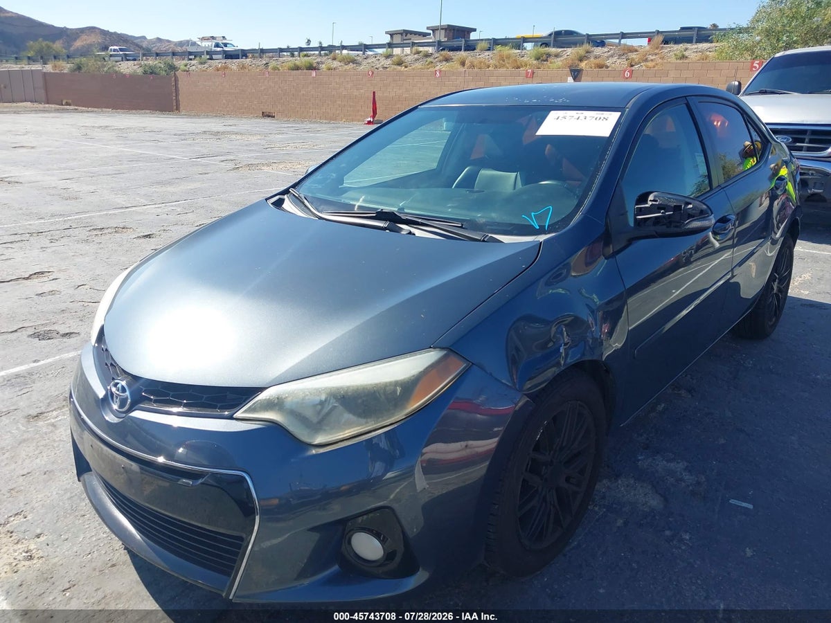 2015 TOYOTA COROLLA S PLUS — снимка 2