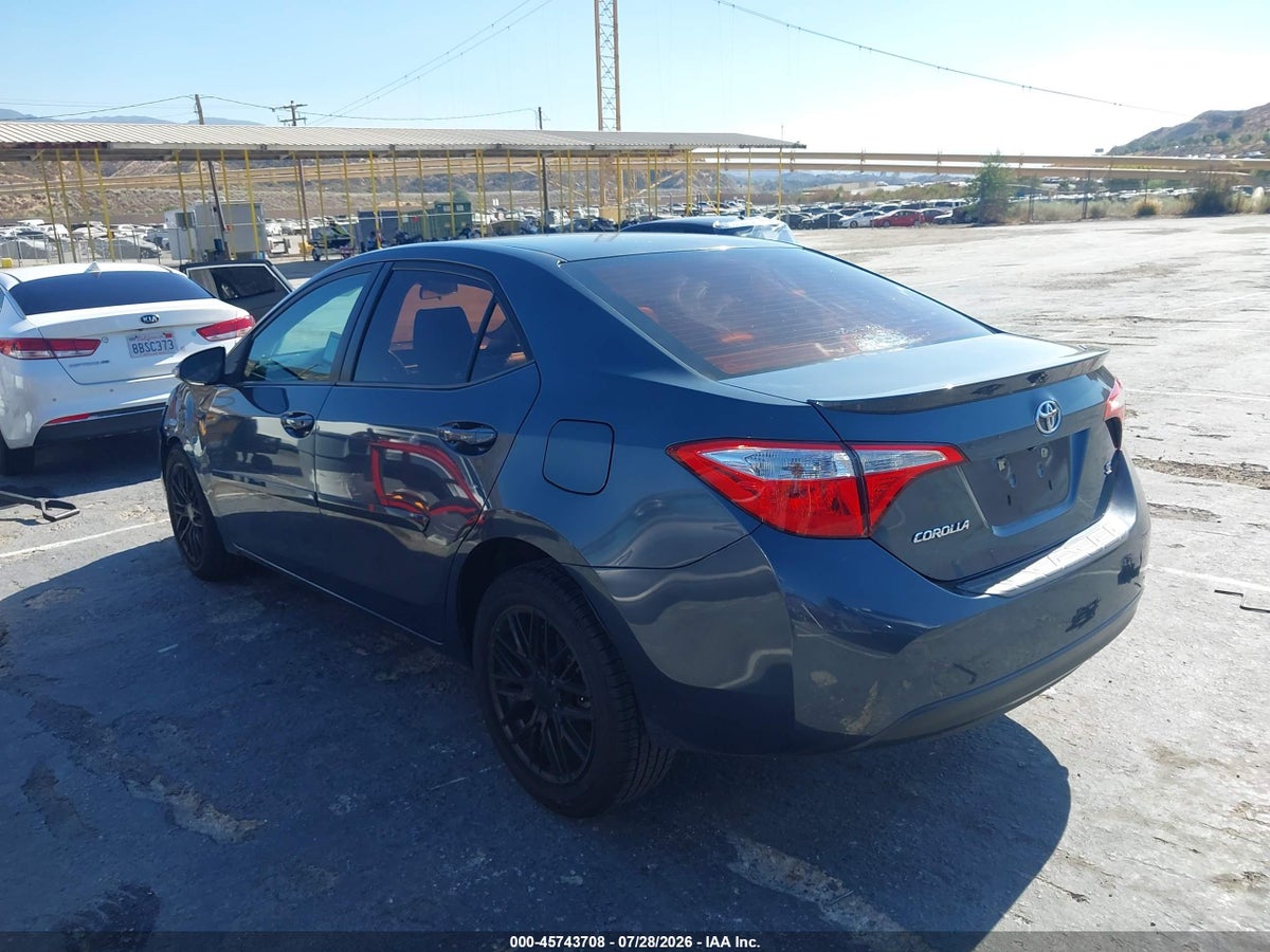 2015 TOYOTA COROLLA S PLUS — снимка 3