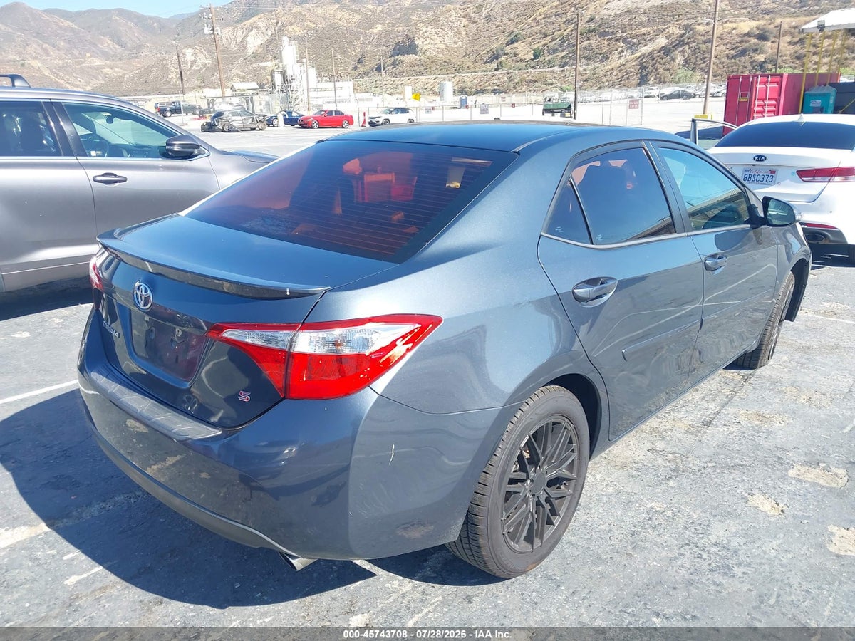 2015 TOYOTA COROLLA S PLUS — снимка 4