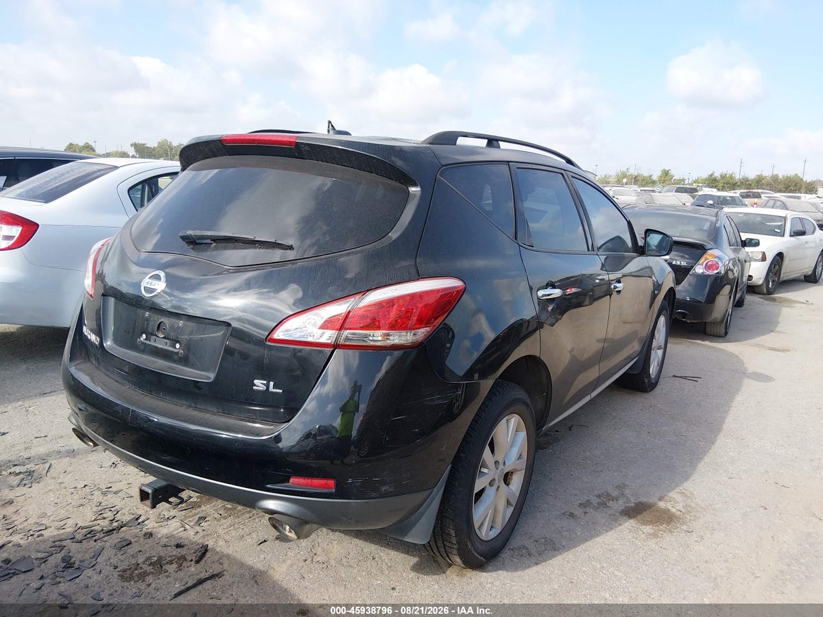 2012 NISSAN MURANO SL — снимка 4