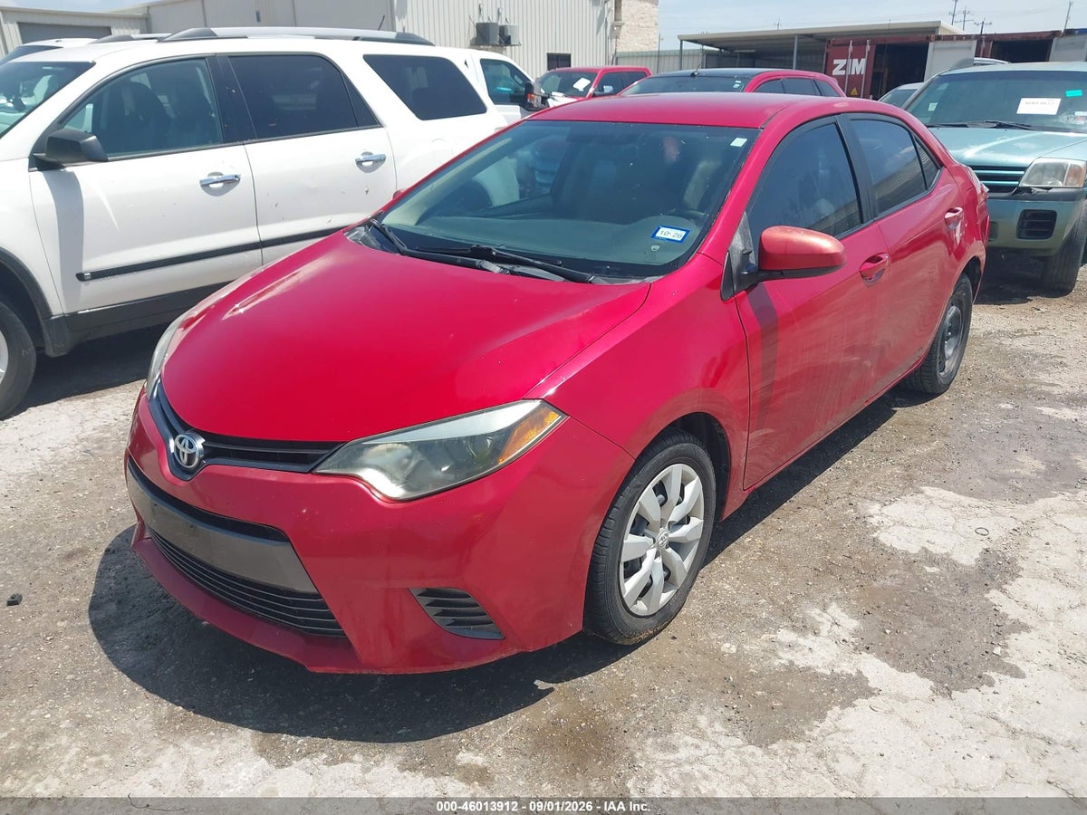 2015 TOYOTA COROLLA LE — снимка 2