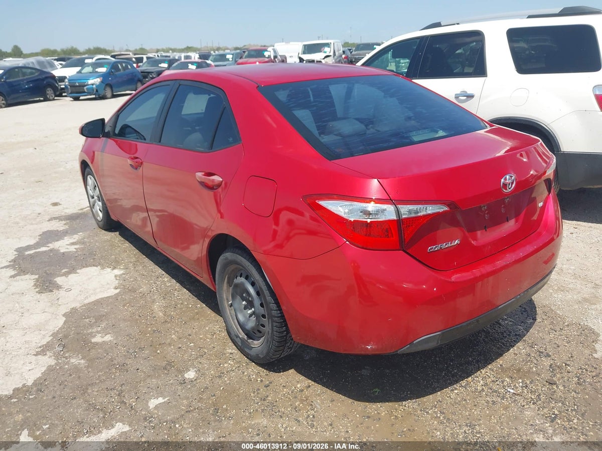 2015 TOYOTA COROLLA LE — снимка 3