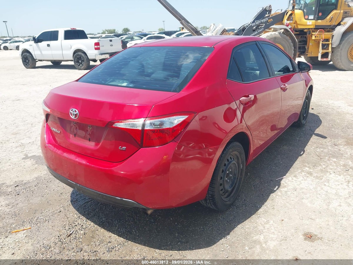 2015 TOYOTA COROLLA LE — снимка 4