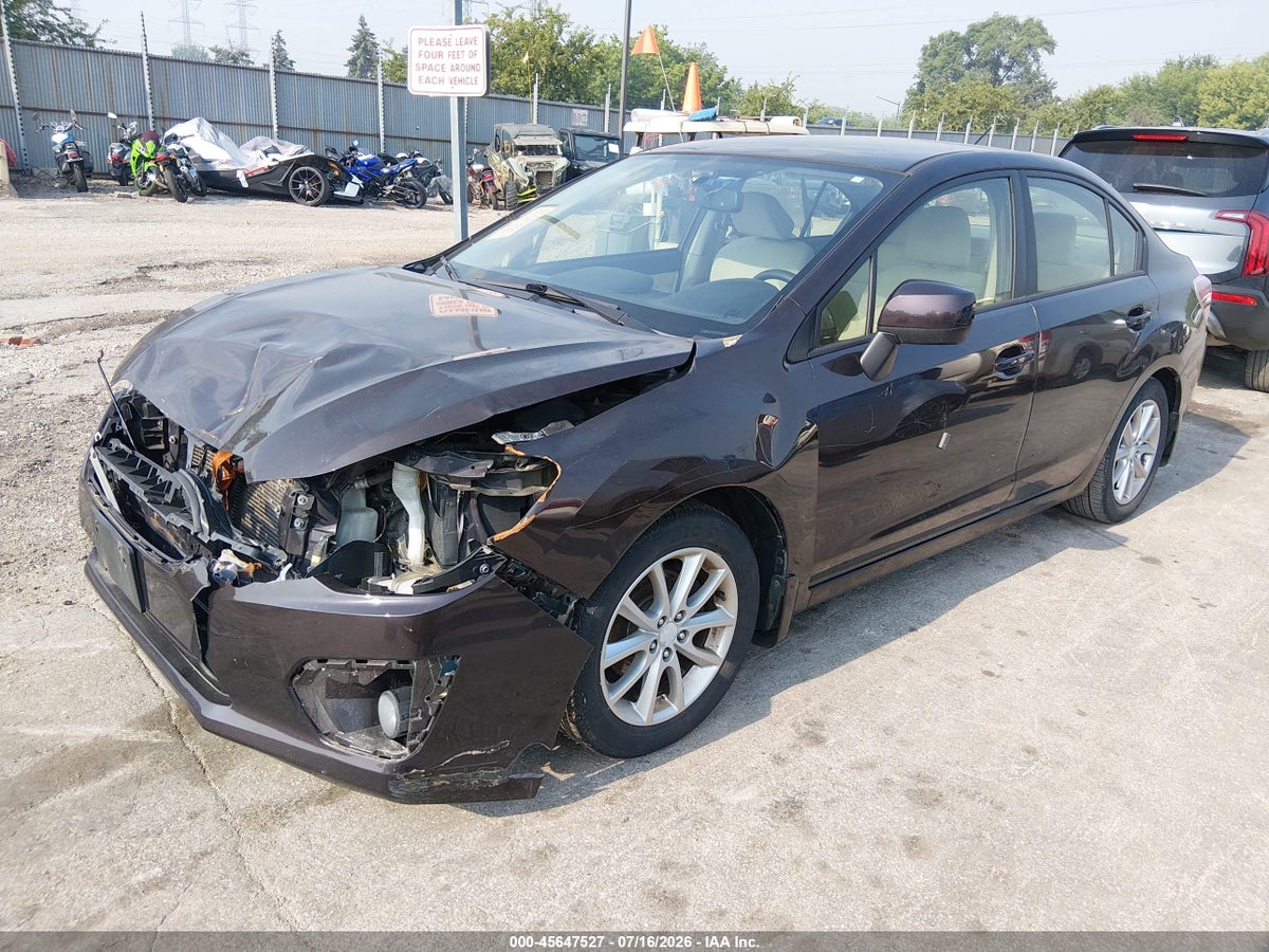 2013 SUBARU IMPREZA 2.0I PREMIUM — снимка 2