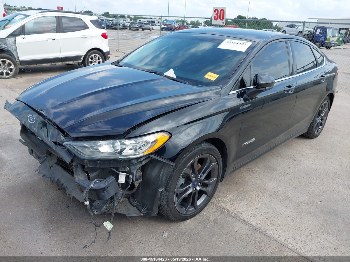 2018 FORD FUSION HYBRID SE — снимка 2