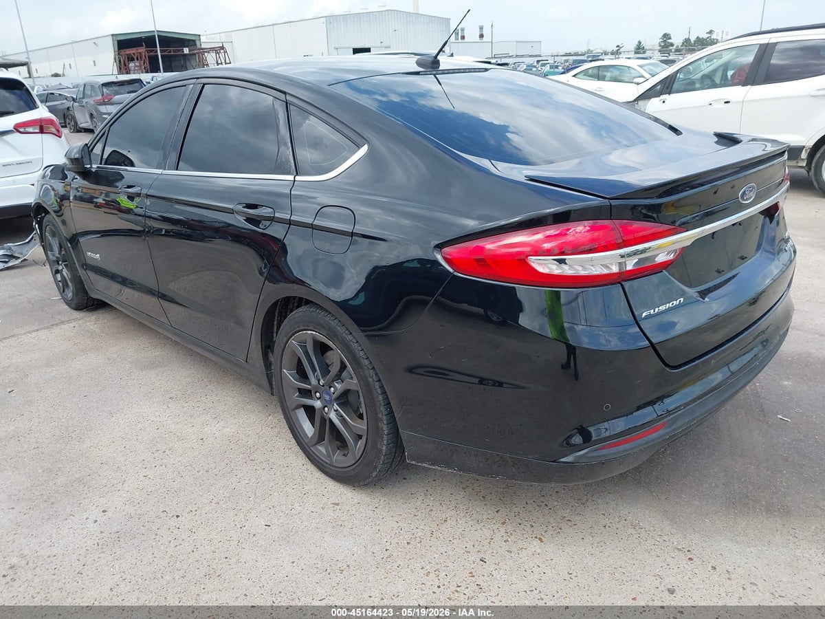 2018 FORD FUSION HYBRID SE — снимка 3