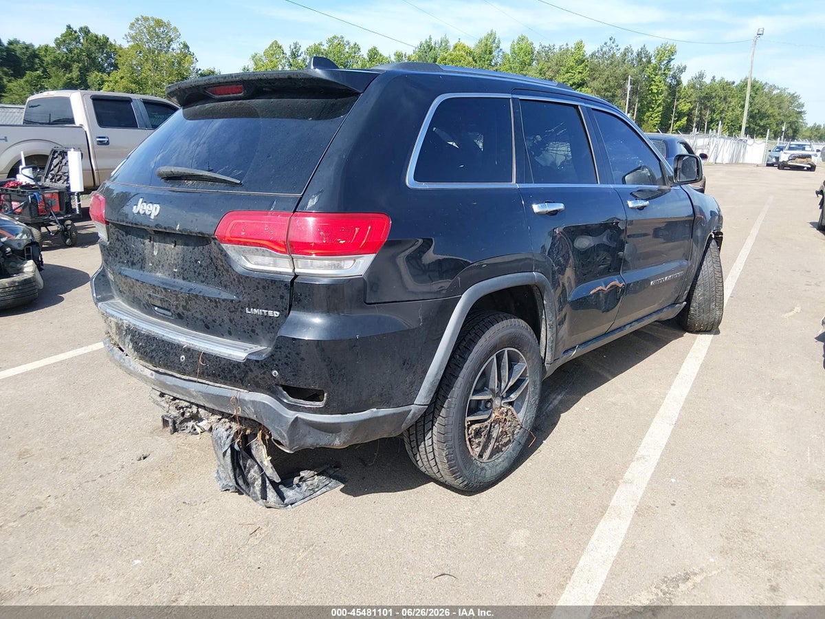 2017 JEEP GRAND CHEROKEE LIMITED — снимка 4