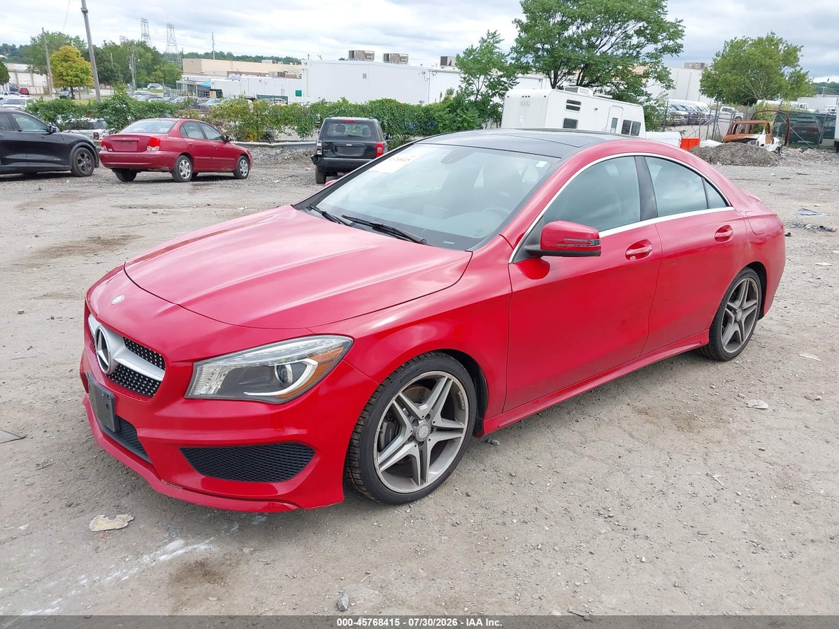 2014 MERCEDES-BENZ CLA 250 4MATIC — снимка 2