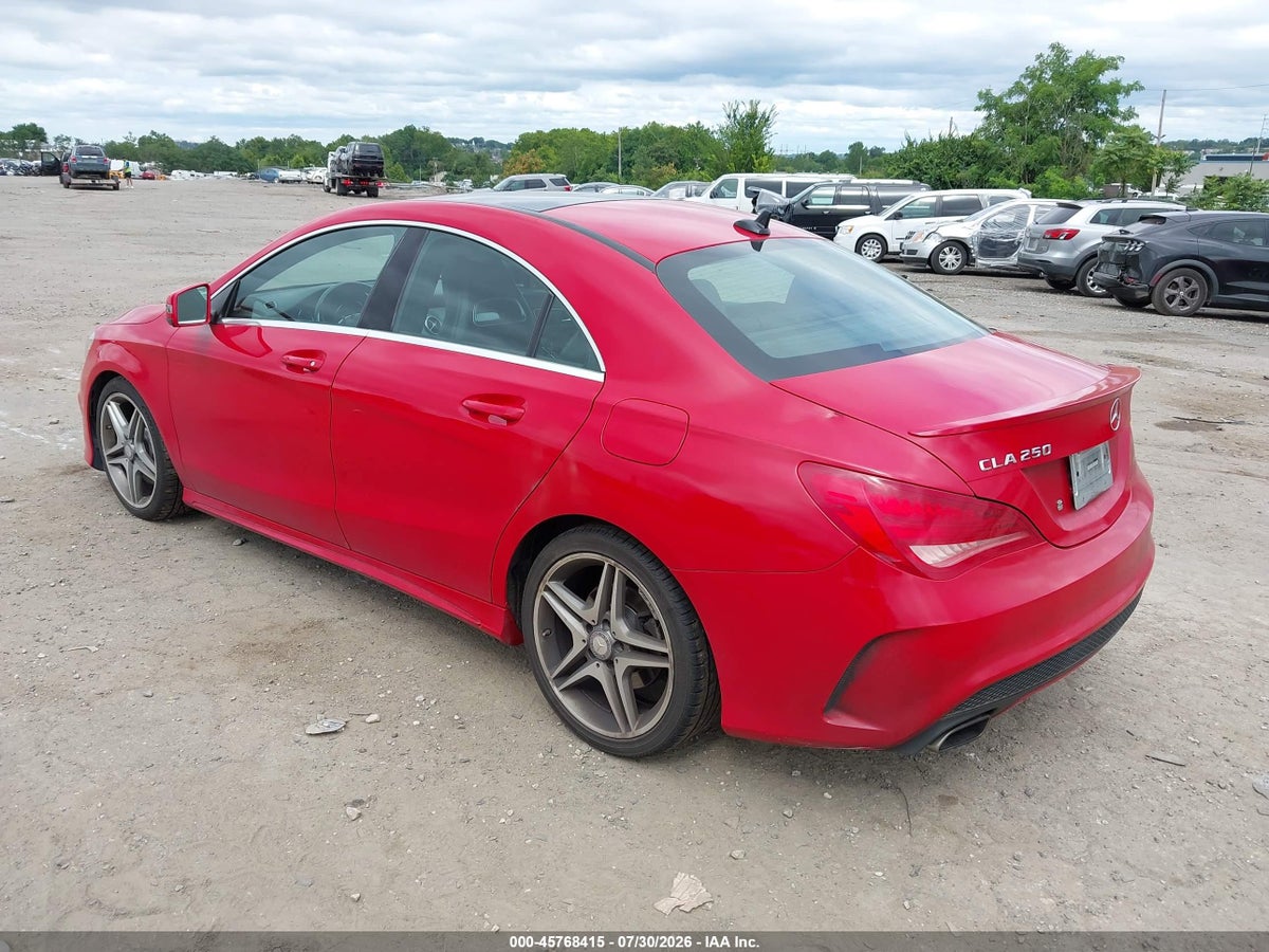 2014 MERCEDES-BENZ CLA 250 4MATIC — снимка 3