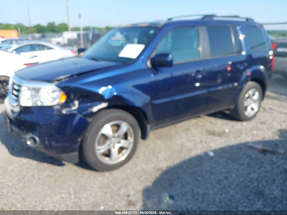 2013 HONDA PILOT EX-L — снимка 2