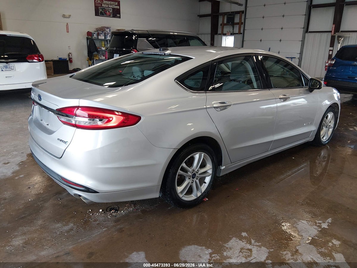 2018 FORD FUSION HYBRID S — снимка 4