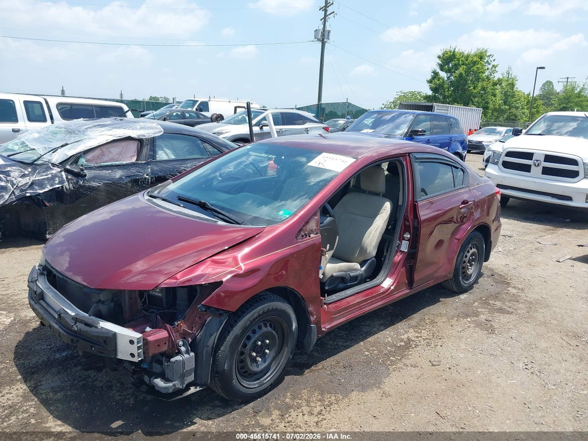 2015 HONDA CIVIC LX — снимка 2