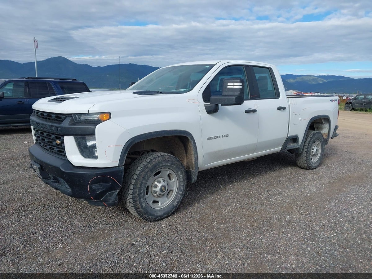 2020 CHEVROLET SILVERADO 2500HD 4WD STANDARD BED WT — снимка 2