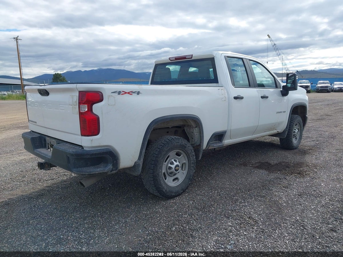 2020 CHEVROLET SILVERADO 2500HD 4WD STANDARD BED WT — снимка 4