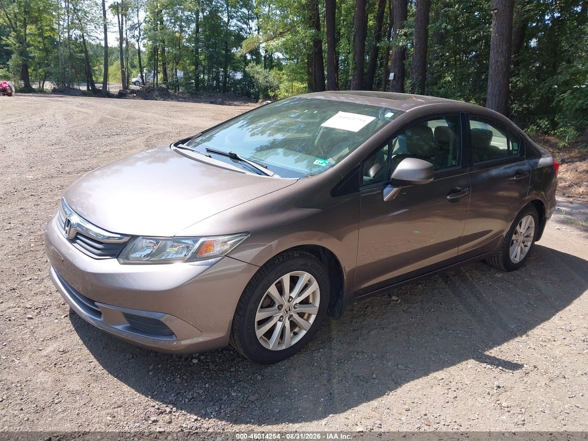 2012 HONDA CIVIC EX — снимка 2