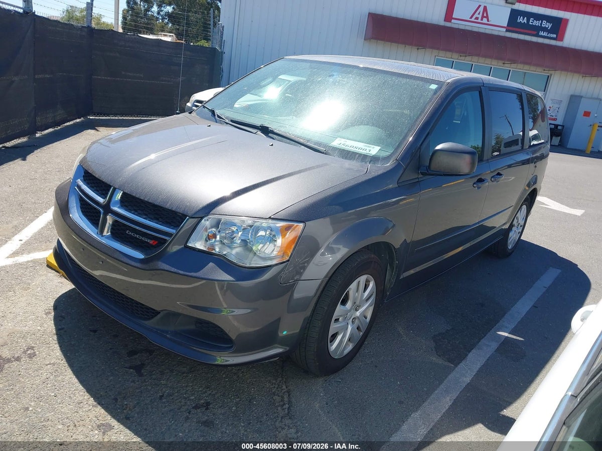 2017 DODGE GRAND CARAVAN SE — снимка 2