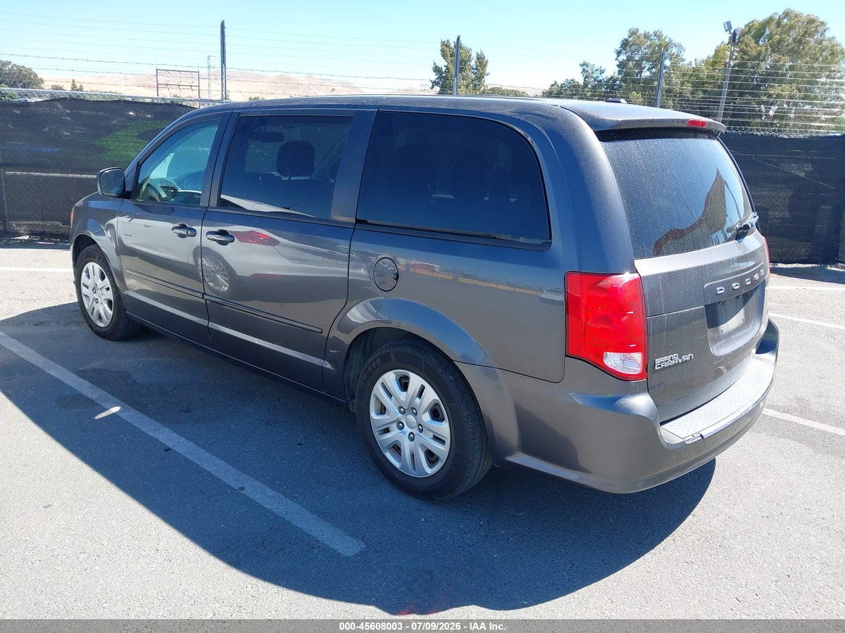 2017 DODGE GRAND CARAVAN SE — снимка 3