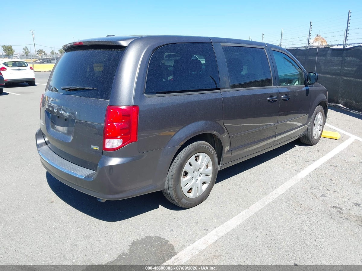 2017 DODGE GRAND CARAVAN SE — снимка 4