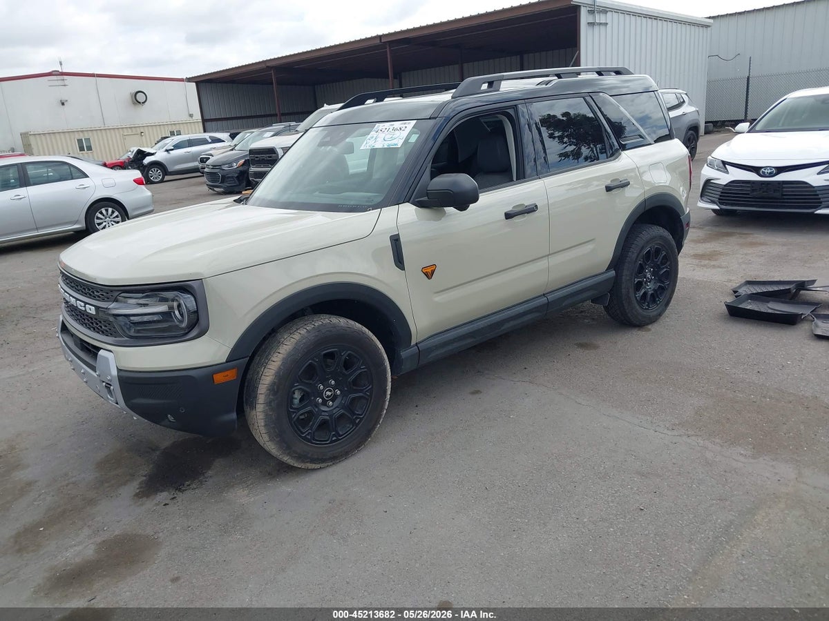 2025 FORD BRONCO SPORT BADLANDS — снимка 2