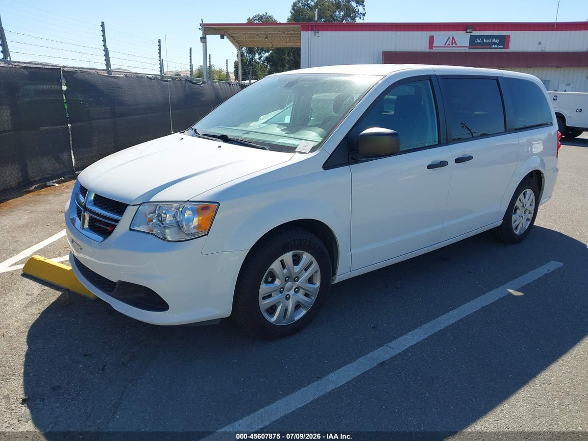 2019 DODGE GRAND CARAVAN SE — снимка 2