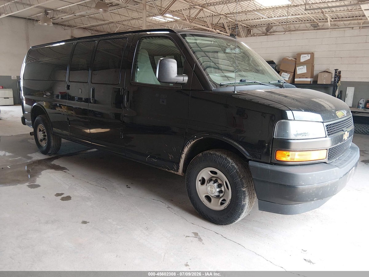 2021 CHEVROLET EXPRESS PASSENGER RWD 3500 EXTENDED WHEELBASE LS