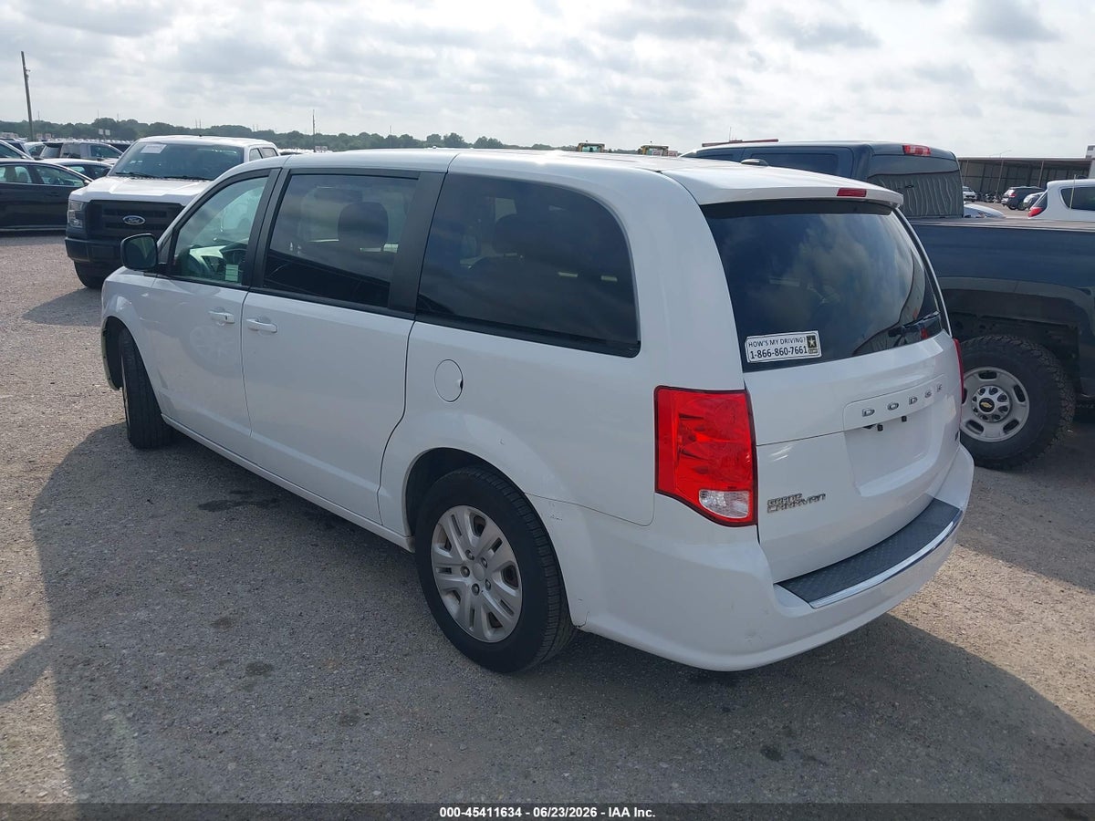2018 DODGE GRAND CARAVAN SE — снимка 3