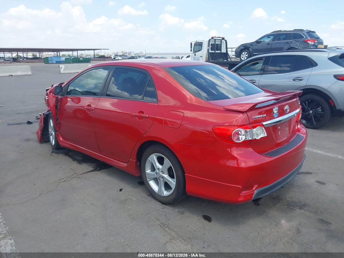 2012 TOYOTA COROLLA S — снимка 3