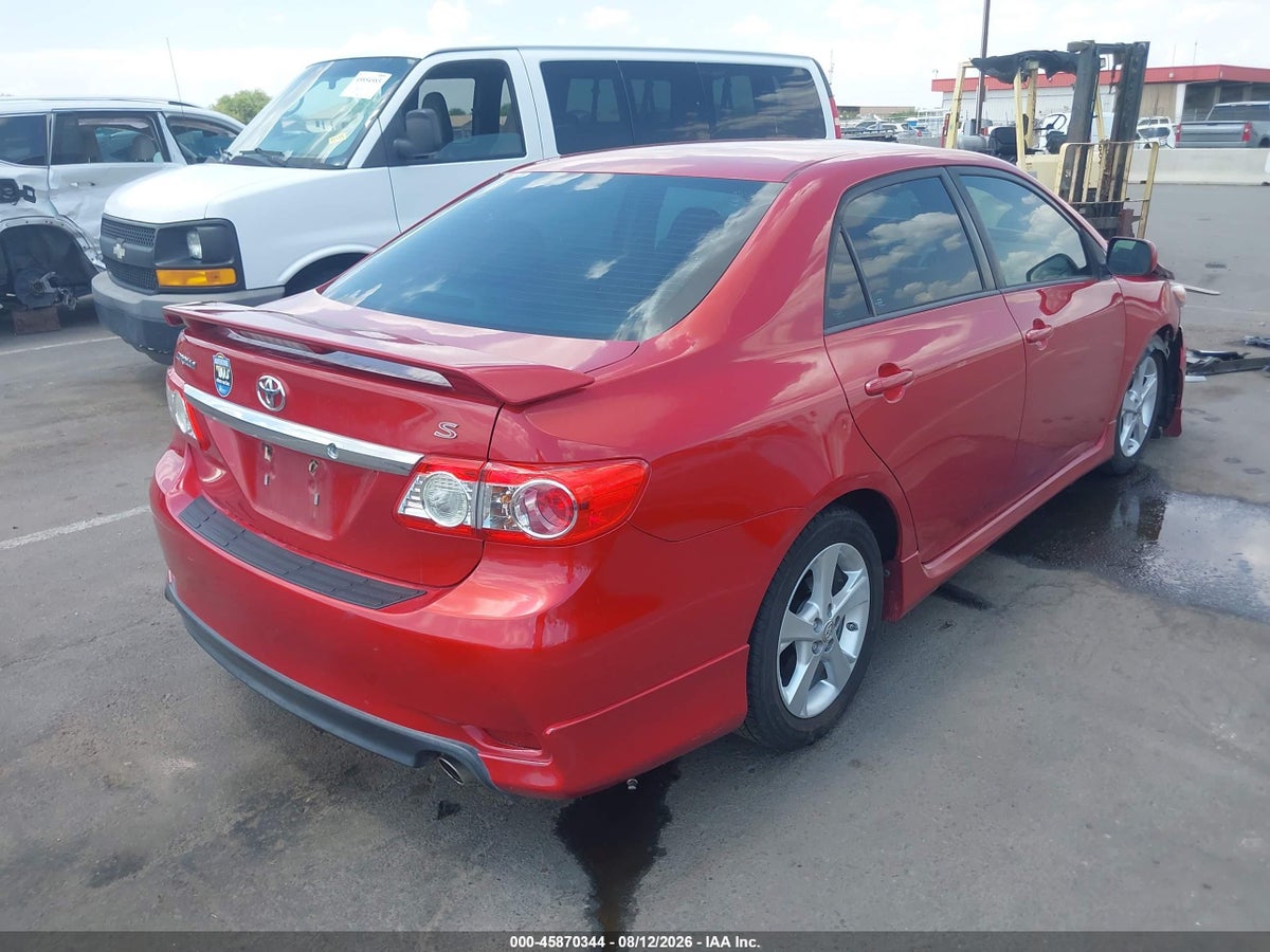2012 TOYOTA COROLLA S — снимка 4