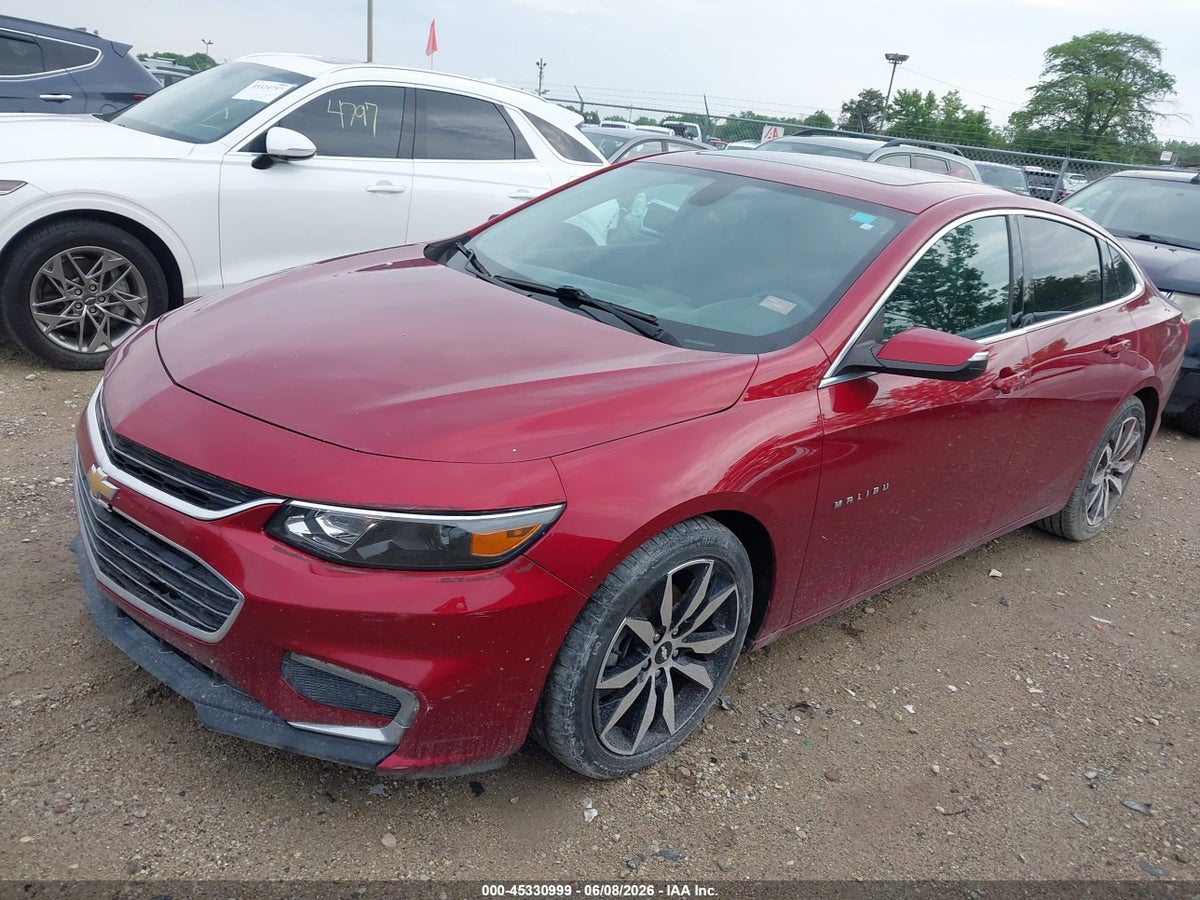 2017 CHEVROLET MALIBU 1LT — снимка 2