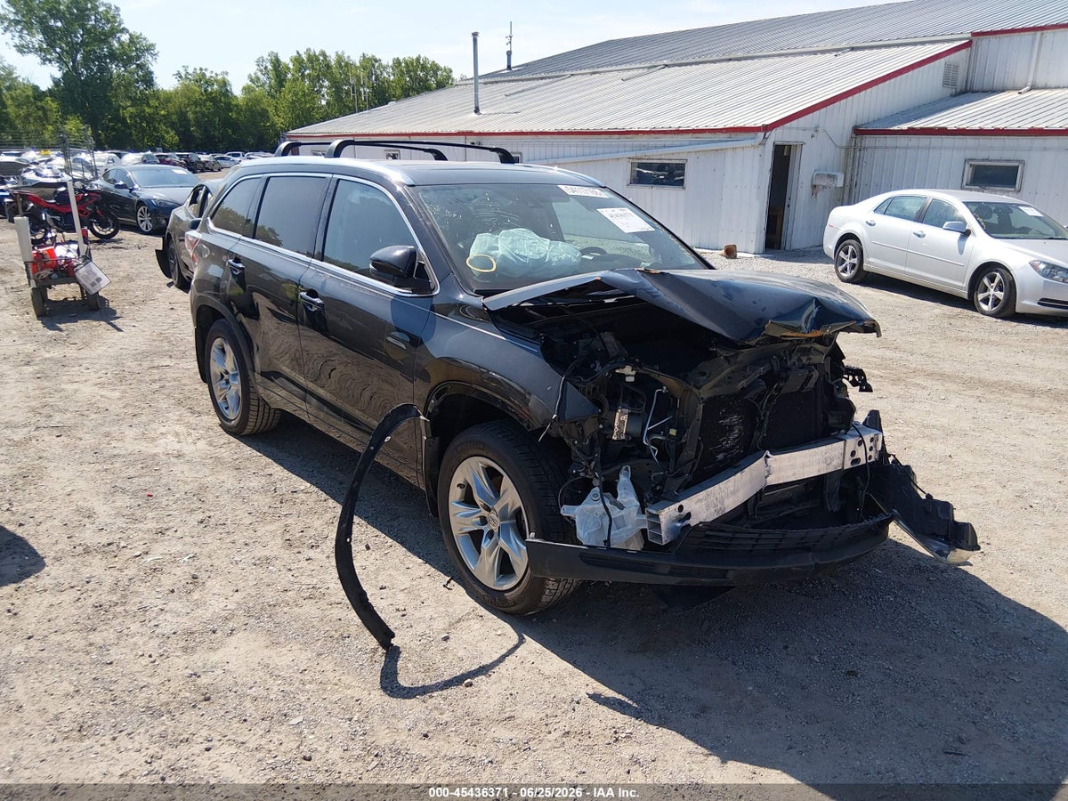 2015 TOYOTA HIGHLANDER LIMITED PLATINUM V6