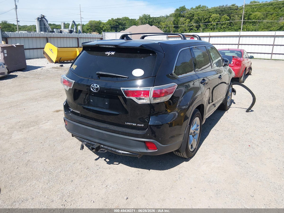 2015 TOYOTA HIGHLANDER LIMITED PLATINUM V6 — снимка 4
