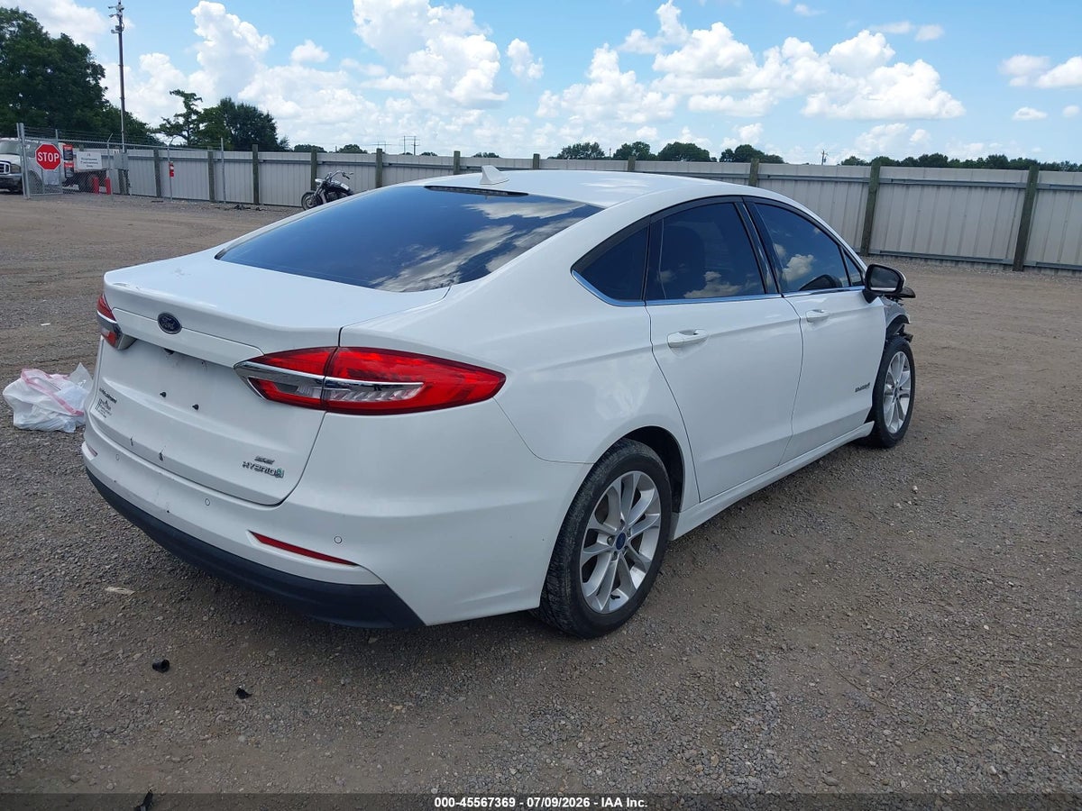 2019 FORD FUSION HYBRID SE — снимка 4