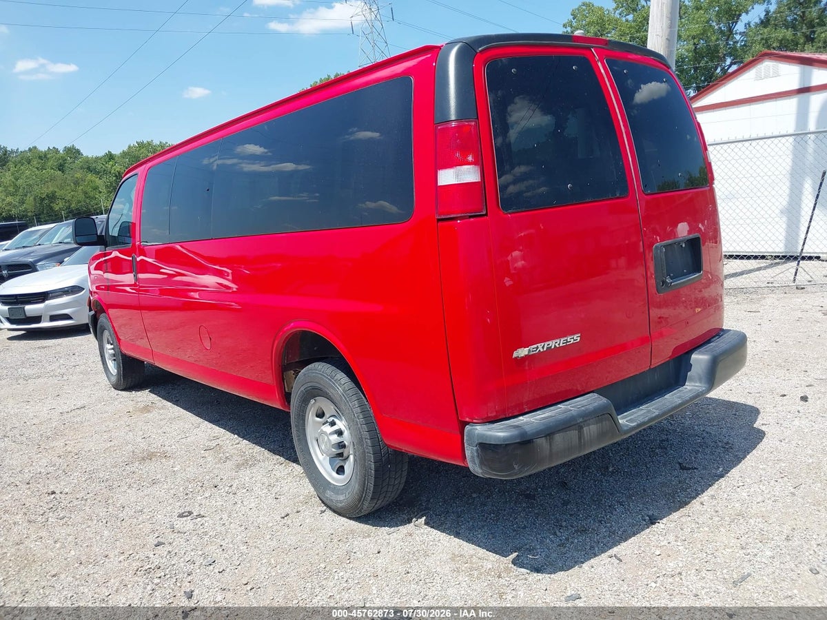 2021 CHEVROLET EXPRESS PASSENGER RWD 3500 EXTENDED WHEELBASE LS — photo 3