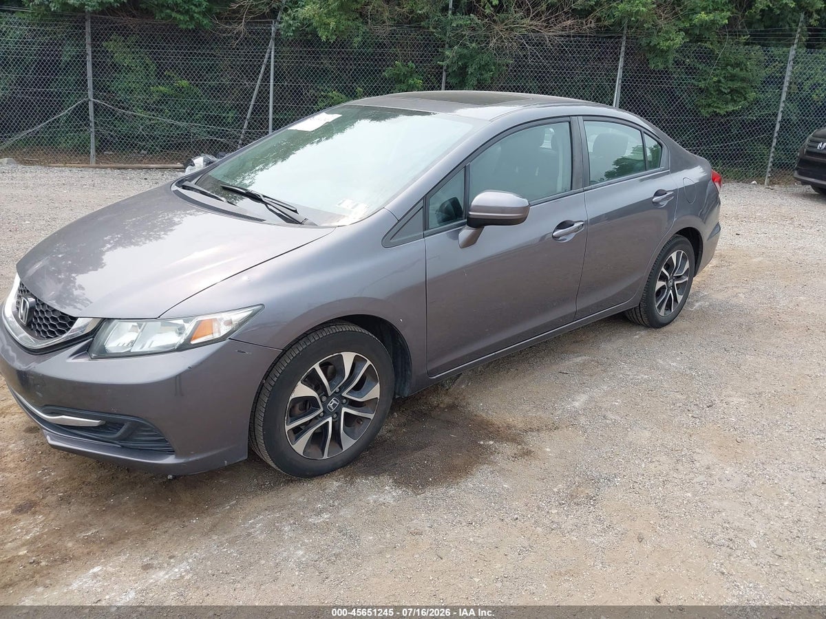 2015 HONDA CIVIC EX — снимка 2