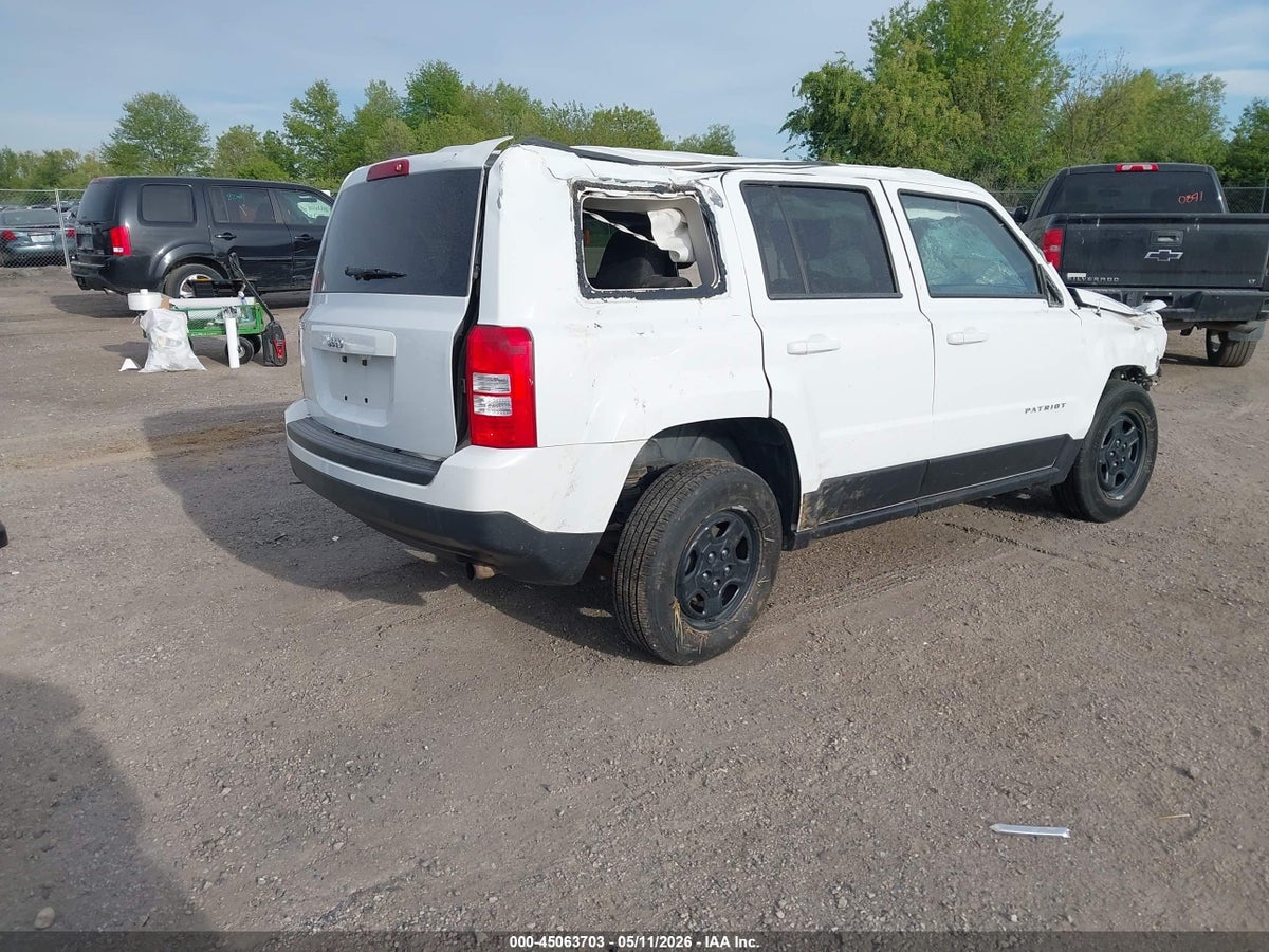 2017 JEEP PATRIOT SPORT FWD — снимка 4