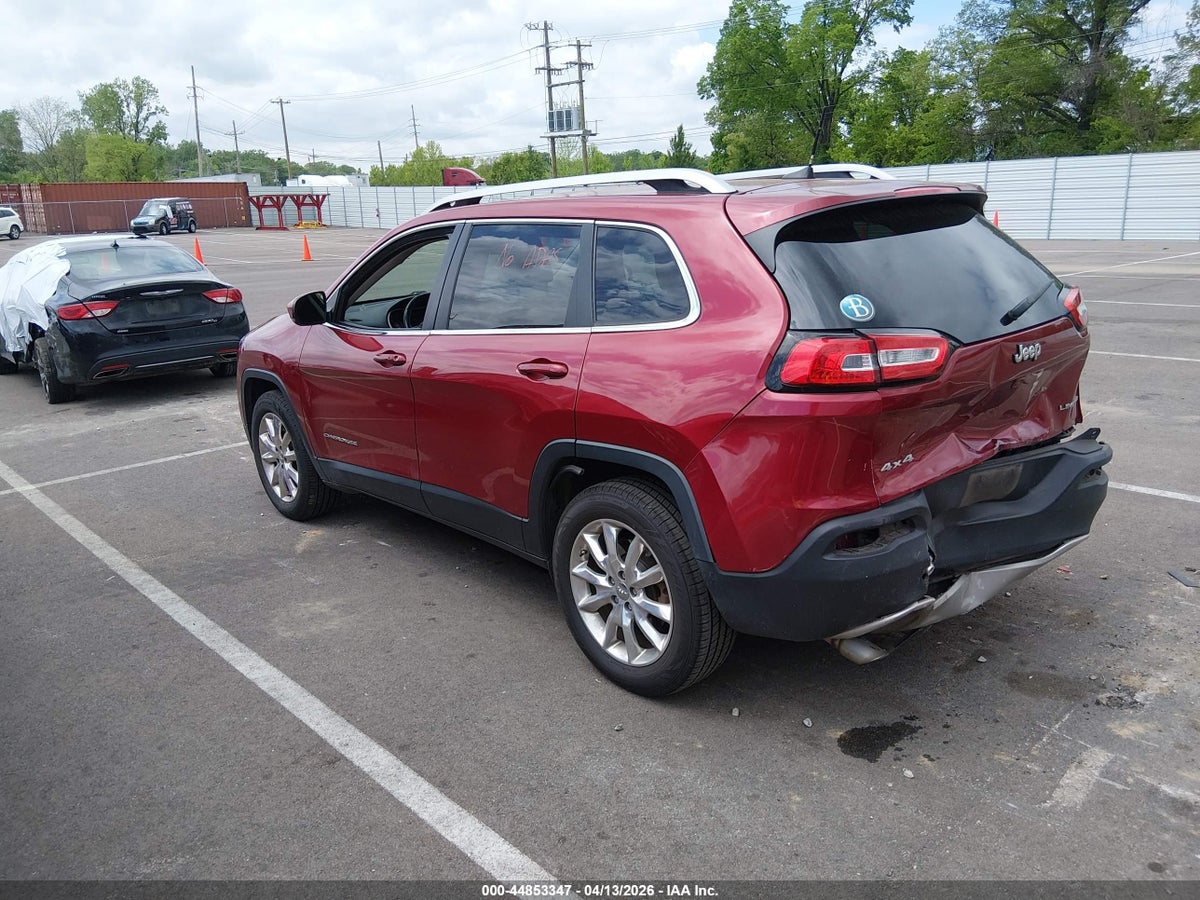 2017 JEEP CHEROKEE LIMITED 4X4 — снимка 3
