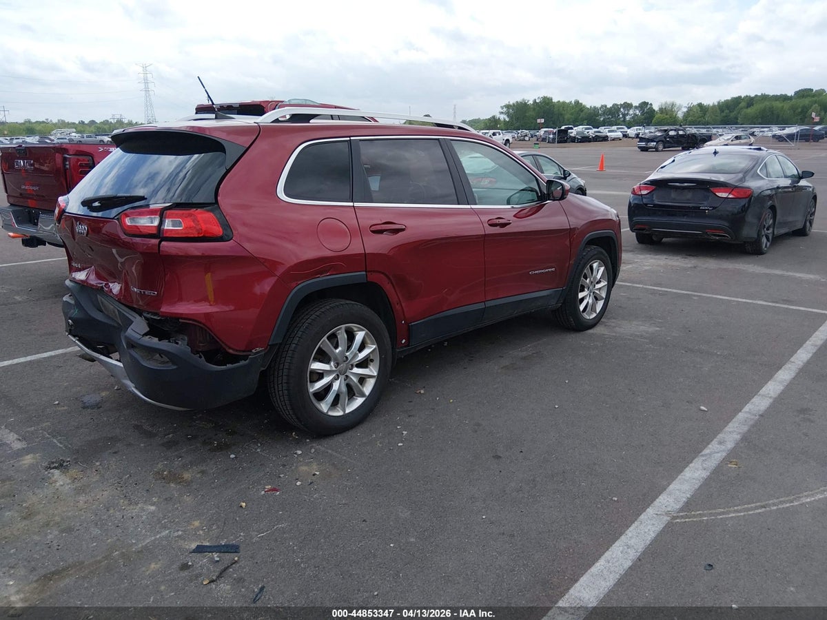2017 JEEP CHEROKEE LIMITED 4X4 — снимка 4