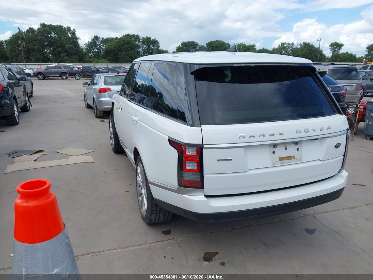 2016 LAND ROVER RANGE ROVER 5.0L V8 SUPERCHARGED — снимка 3