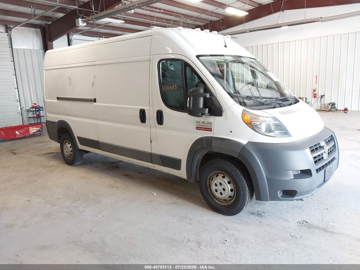 2018 RAM PROMASTER 2500 HIGH ROOF 159 WB