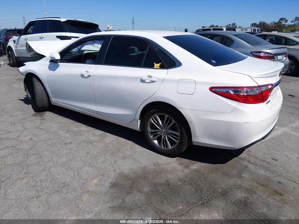 2016 TOYOTA CAMRY SE — снимка 3