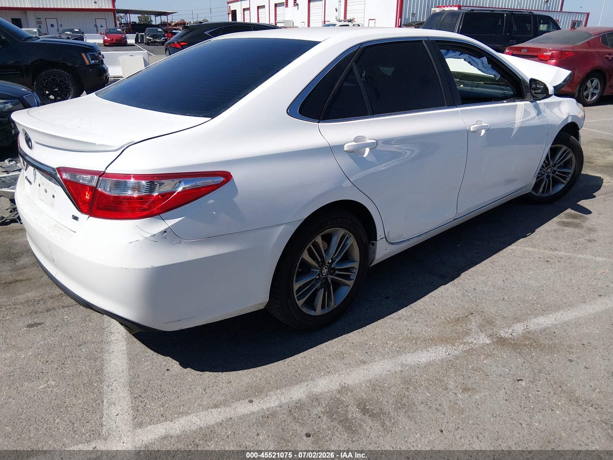 2016 TOYOTA CAMRY SE — снимка 4